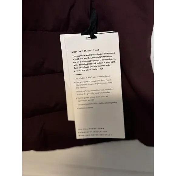 NWT LULULEMON Down For IT All VestSize 4 | 700 fill down Outdoors, Streetwear - Picture 10 of 16